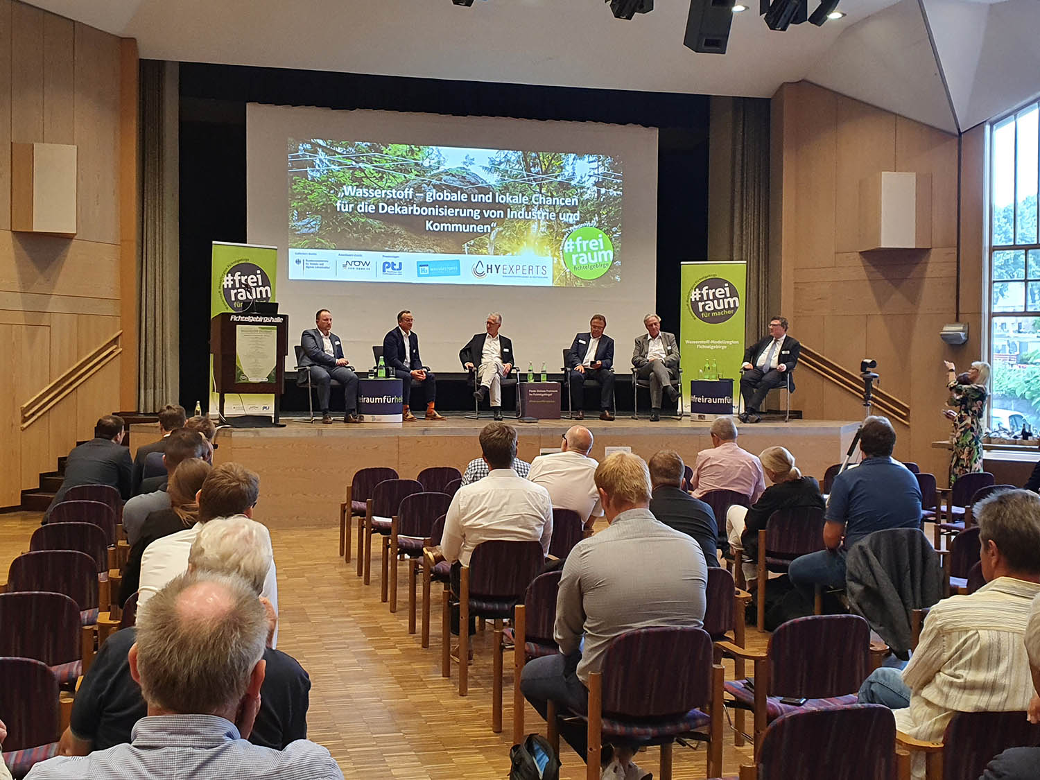 Podiumsdiskussion an den Wunsiedler Wasserstofftagen